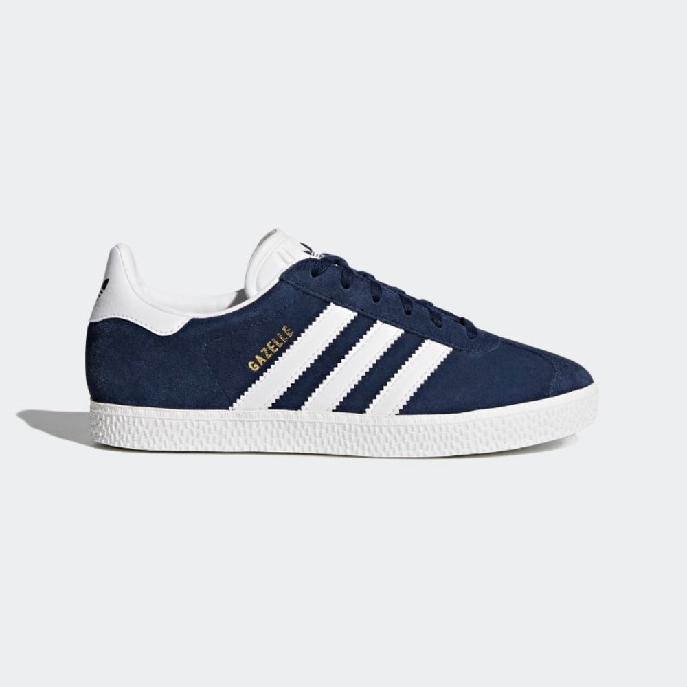 Adidas Gazelle Sneakers in Navy Blue Suede